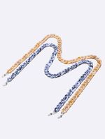 Acrylic chain multi-color, with 2-piece set, for glasses and masks GM007