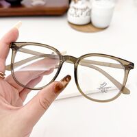TR90 glasses for myopia, with Blue ray cut protection, diopters from 0.00 to -6.00, RMC=62-64, TR1144-2树脂镜片