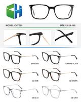 Plastic acetate frame with spring hinges CH7205-DA