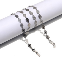 Цепочка для очков из нержавеющей стали с бабочками GS051