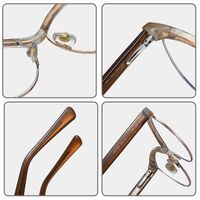 Оправа для очков комбинированная (металл + TR90) с защитой от синего света, с флексом FA87283