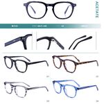 Plastic frames for glasses, acetate material Big City M1122