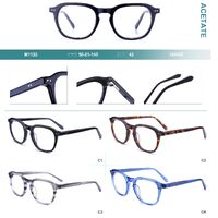 Plastic frames for glasses, acetate material Big City M1122