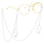 Металлическая нескользящая цепочка, с маской, для очков и масок GL383