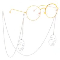 Металлическая нескользящая цепочка, с маской, для очков и масок GL383