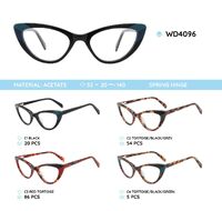 Plastic frames for glasses acetate material WD4096