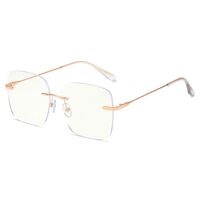 Nylor metal glasses with Blue ray cut protection KY5101方形