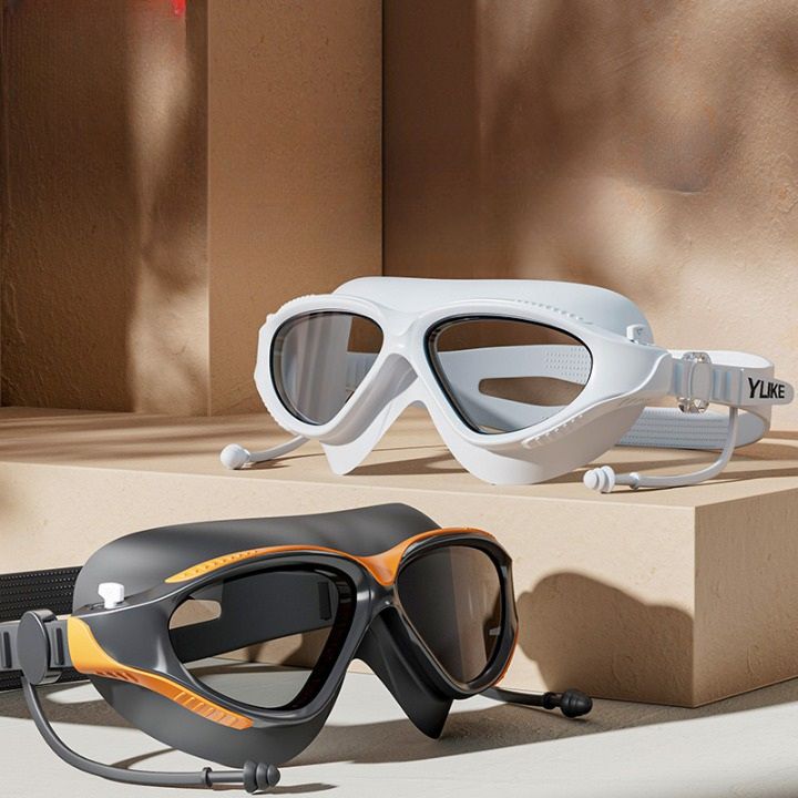 Очки для плавания водонепроницаемые с защитой от запотевания, диоптрии от -2.00 до -6.00, YJ8027-YU