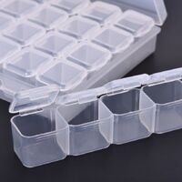 Коробка под аксессуары для маникюрных и ювелирных изделий, 28 отсеков HZ0001