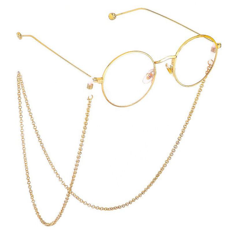 Металлическая нескользящая цепочка, для очков и масок GL681