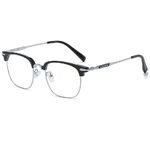 Очки гибридные, металл + TR90, с защитой от синего света Blue Block FENQI F0062