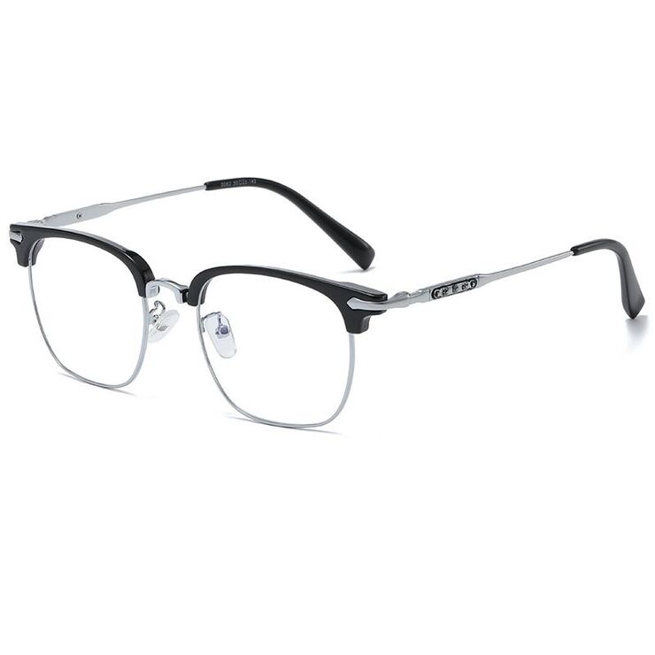 Очки гибридные, металл + TR90, с защитой от синего света Blue Block FENQI F0062