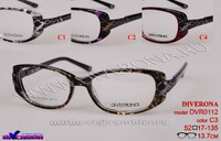 Plastic frames for glasses acetate material DIVERONA DVR0112