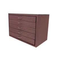 Офисный бокс настольный - витрина для оправ и очков, цвет под дерево, на 75 мест JS-C230408