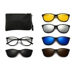 El Dorado frames with polarized sunshades set (clip-on) on magnet 2340A (5 pieces) 