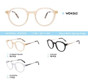 Plastic acetate eyeglasses frame for women WD4262