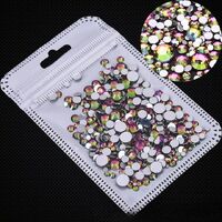 Набор страз с плоским дном для украшения оправ и очков, 39 цветов, PD0006