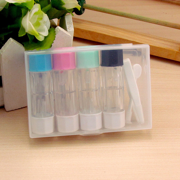 Мининабор с контейнерами для хранения контактных линз RGP4FU, 4шт