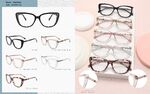 Plastic acetate frame for women, with spring hinges Big City MG6833A