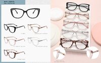 Plastic acetate frame for women, with spring hinges Big City MG6833A