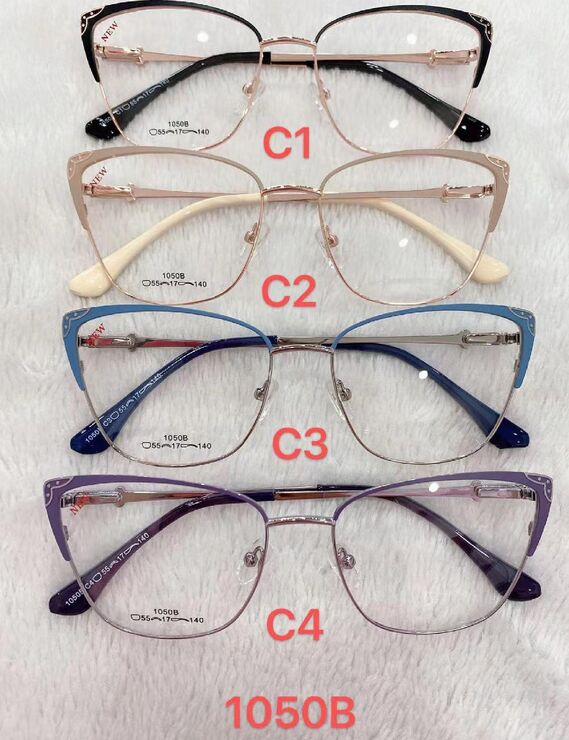 Metal frames for glasses 1050B