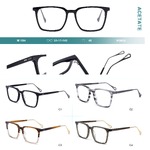 Acetate plastic frames for glasses Big City M1104