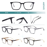 Acetate plastic frames for glasses Big City M1104