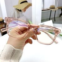 Hybrid frame, metal + TR90, with Blue Block coating SANTA K8009-1