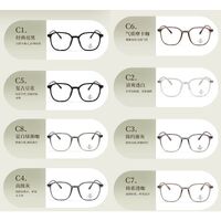 Combined frame (metal + TR90) with Blue Ray Cut protection lenses MAMO TR006