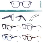 Plastic frames for glasses, acetate material Big City M1102