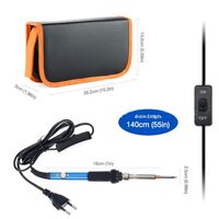 Набор паяльный, 71 предмет, с электрическим паяльником 60 Вт и алмазной ручкой