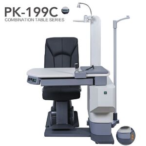 Ophthalmologist workstation, combined table + chair PK-199C, tabletop 1000*490 mm