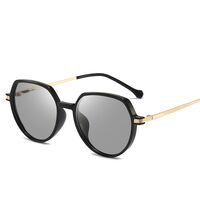 Очки пластиковые TR90 фотохромные с защитой от синего света 9723-GT