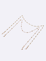 Set of two glasses chain with pineapple and bee GM066