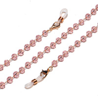 Glasses chain with hollow big hearts GL1196