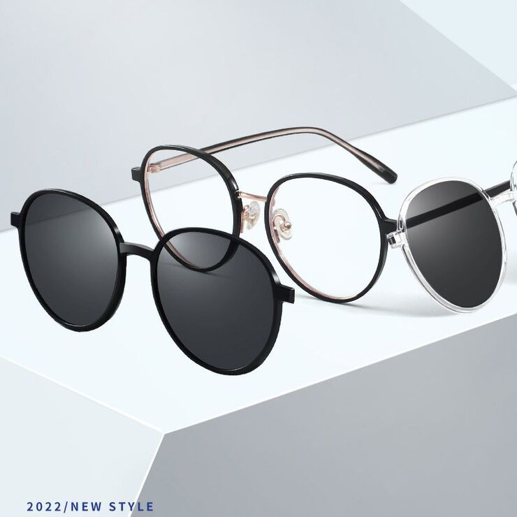 Оправа комбинированная с линзами Blue Ray Cut и поляризационными линзами MAMO TP1008