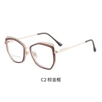 Combined frame (metal + TR90) or glasses with blue light protection, with spring hinges FA87180