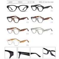 Protective plastic TR90+CP glasses with anti-blue light lenses Landi LD-TR5022