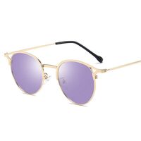 Очки металлические фотохромные с защитой от синего света 9728-GT