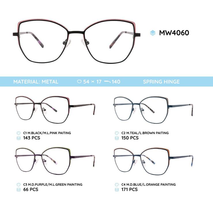 Оправа для очков металлическая женская MW4060