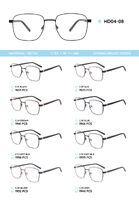 Металлическая оправа с дужками из материала TR-90 HD04-08