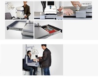 Рабочее место офтальмолога, комбинированный стол + кресло C-200A, столешница 880*500 мм 