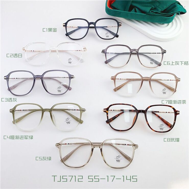 Оправа гибридная, металл + TR90, линзы с Blue Block покрытием SANTA TJ5712