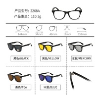Frames El Dorado with a set of polarized sunglasses bits on the magnet 2208A 每套5件