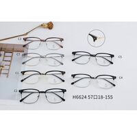 Оправа полуободковая комбинированная (металл + TR90) с линзами Blue Ray Cut MAMO H6624