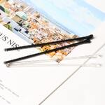 Наконечники на заушники пластиковые BY-15-118, длина 118 мм, круглое отверстие Ø1.4 мм (цена за пару)