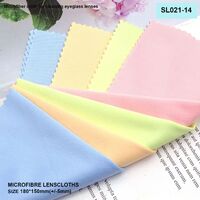 High-density microfiber napkin for glasses lens cleaning SL021-14, 15*18cm +/-0.5