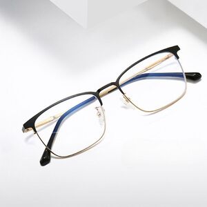 Metal glasses with blue light and UV protection 9678-2-GT
