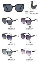 PC plastic sunglasses with metal hinge 6003W
