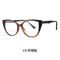 TR90 plastic frame or glasses with blue light protection, with spring hinges FA87228